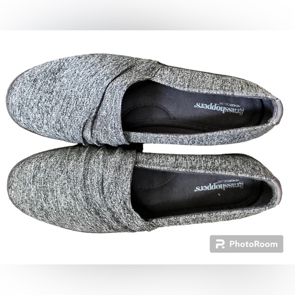Grasshopper Womens Grey Slip on Shoes - Picture 5 of 5